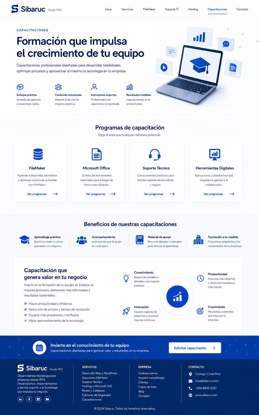 Capacitaciones Sibaruc