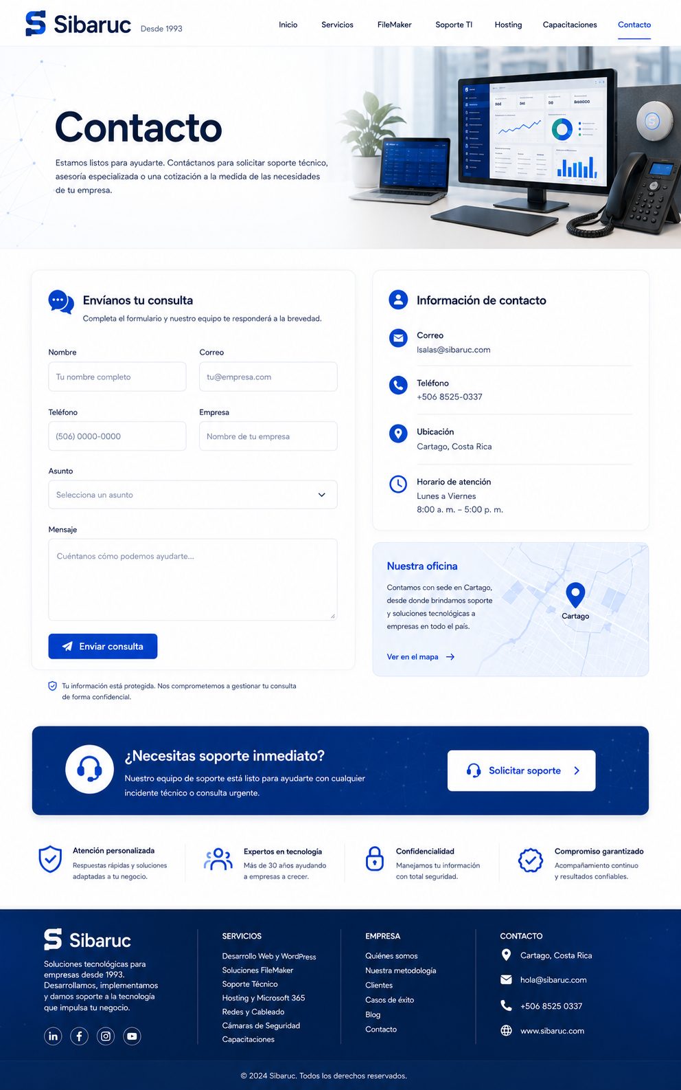 Contacto Sibaruc